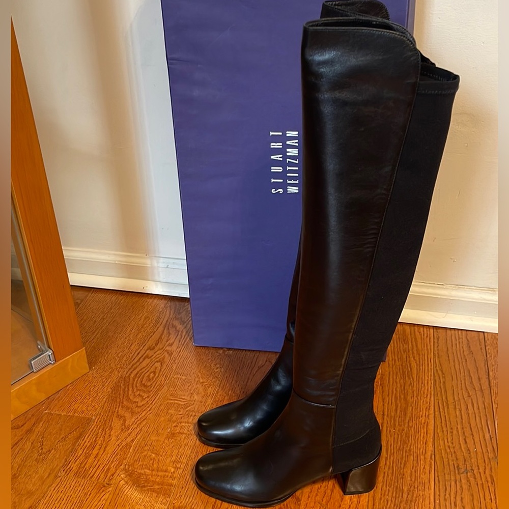 New Stuart Weitzman 5050 Nappa Over-the-Knee Boot Size 6